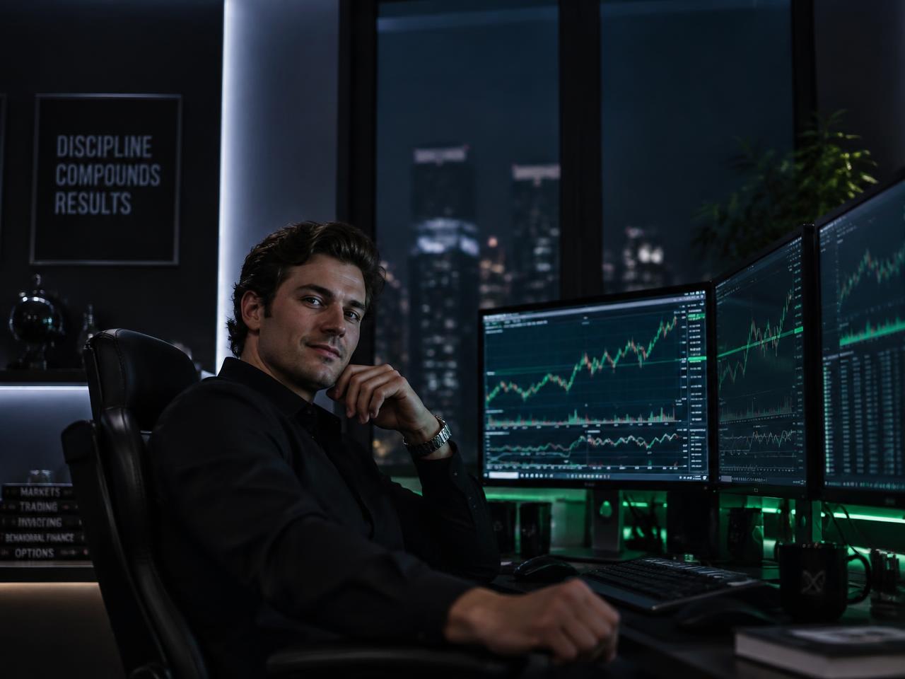 Trader working on a FundingPips funded account